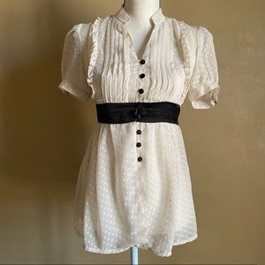 Charlotte Russe 100% Silk Top Size M